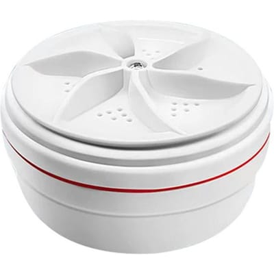 Mini Machine à Laver Portable Turbine Lave-Linge pour Maison Camping Voyage NOUVEAU white
