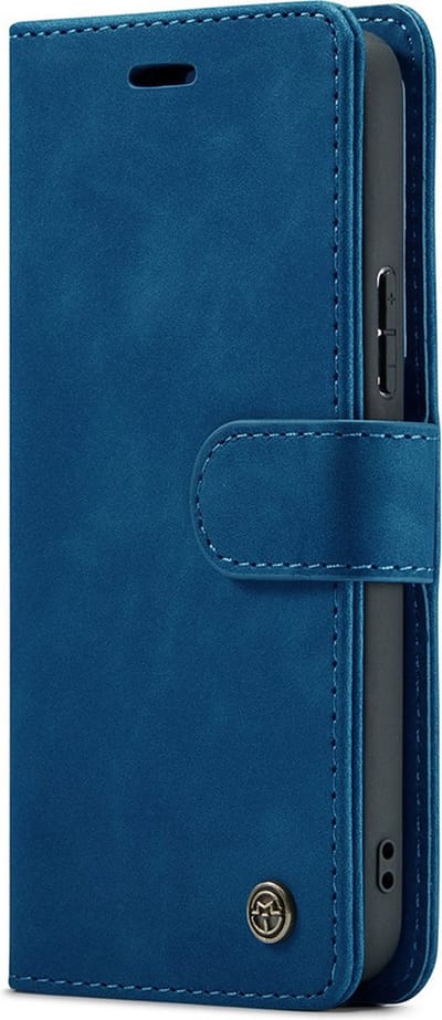 CaseMania Bookcase hoesje geschikt voor Oppo Reno8 T - Effen Donkerblauw - Kunstleer - 2-in-1 Magnetisch Uitneembaar Design