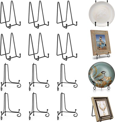 La'Moussawi ® Bordenstandaard Set van 12 voor Diverse Decoratieve Displays in Huis en Kantoor