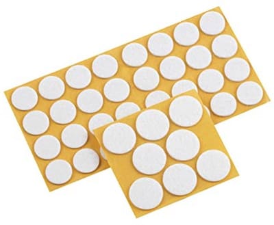 104-delig zelfklevend viltschuider-assortiment voor effectieve bescherming van meubels en vloeren