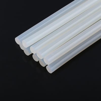 10 stuks, Lijmpatronen, Lijmpistolen, hotmelt lijmstift, 7X 188MM ，Universeel voor lijmpistolen, doorschijnend wit