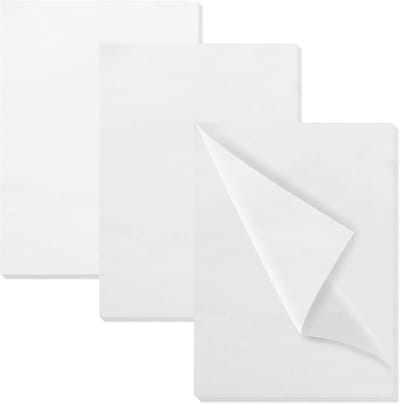 SnelShoppen - 120 Vellen Witte Tissue Papier, 50 x 70 cm, Zijdeachtig voor Verpakking, Cadeaupapier, Bruiloften, Verjaardagen, Pasen, Decoratie
