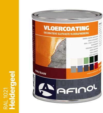 Afinol Vloercoating Heldergeel (RAL 1021) 750 ml
