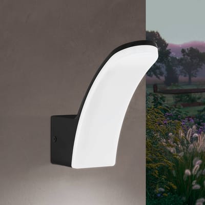EGLO LED buitenwandlamp Fiumicino van aluminium