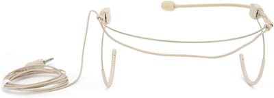 Hangmicrofoon - Draadloze microfoon - Professionele audio - Omnidirectionele opname - 35 mm connector - Beige