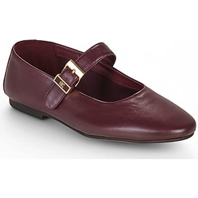 Ballerina's Tommy Hilfiger TH BUCKLE LEATHER BALLERINA