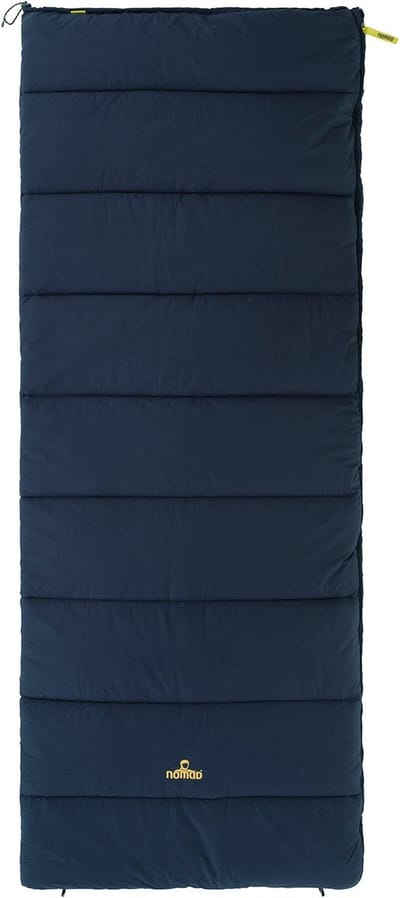 NOMAD® Blazer Classic '78 Organic Slaapzak | Navy | 100% Biologisch Percal Katoen | 2-Seizoenen Slaapzak | Aanritsbaar | Lengte 210 cm