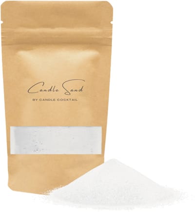 Kaarsenzand | Candle Cocktail | Wit | 2500g Incl. 50 Lonten | Burning Sand | Candle Sand | Kaarspoeder | Poederkaars | 315+ branduren | Met 50 Lonten | 2,5 KG |