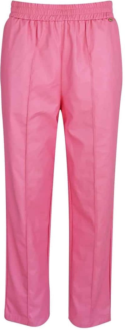 Verysimple - roze faux leather pantalon - 34 (IT40)