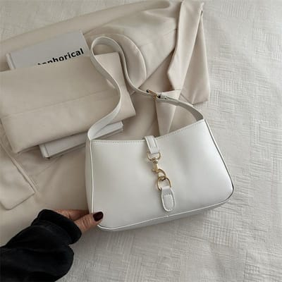Lente Nieuwe Modieuze Eenvoudig Ontwerp Handtas Mooie Persoonlijkheid Casual Trendy Eén-schouder Armholte Kleine Vierkante Tas gray