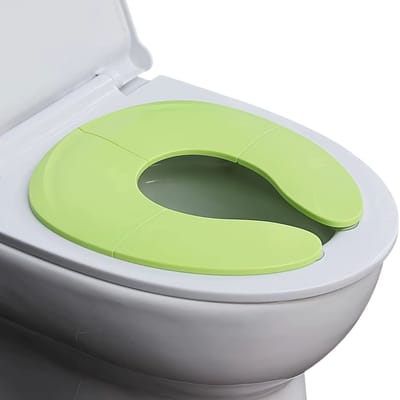 Draagbaar Opvouwbaar Potty Training Stoeltje – Toiletbril voor Kinderen, Zuignap Peuterstoel, Herbruikbaar Kinderpotje, Veilig en Comfortabel - Geel