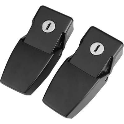 Anti-Diefstal Auto Motorkap Vergrendeling Slot Kit Montage met Sleutels voor Jeep Wrangler JK Unlimited 0717 gray