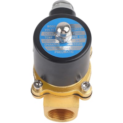 DC24V 3 4 DN20 Normally Fermé Électrovanne Solénoïde Électrique pour Eau Gaz Huile