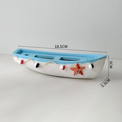 Model Knutselen Houten Boot Ornamenten Simulatie Maritieme Stijl Schip Beeld Chic Mediterrane Stijlen Boot Figuur Huisdecoratie