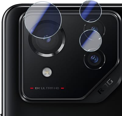 3mk, 4x camerafolie voor Asus ROG Phone 8 en 8 Pro hybride glas 7H, Transparant
