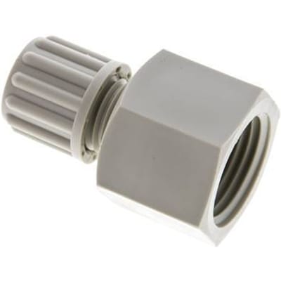 8x6mm & G1/2'' PP Rechte Knelfitting Binnendraad 10bar