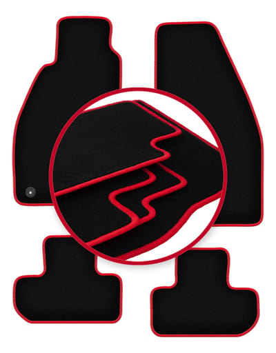 CARLUX-RED automatten voor: Alfa Romeo GTV coupé, cabrio (1995-2005)