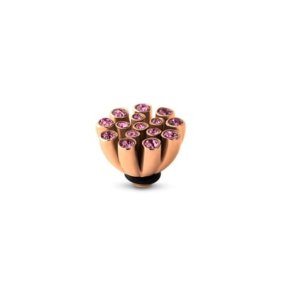 Melano Twisted Coral Steentje Fuchsia | Rosé