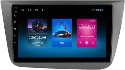 Autoradio met bluetooth - Carplay - Voor Seat Altea & Toledo (2004-2015) - Geschikt voor Apple en Android - Stereo - Navigatie - Navigatiesysteem auto - 1GB 16GB