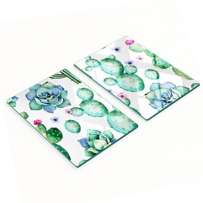 Multifunctionele decoratieve snijplanken van geharde cactus voor in de keuken, 2x40x52 cm