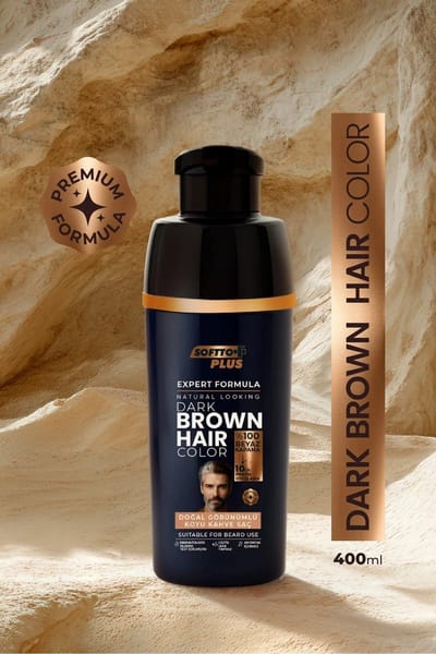Softto Plus New Formula Expert Man Dark Brown Color Hair & Beard 400ml