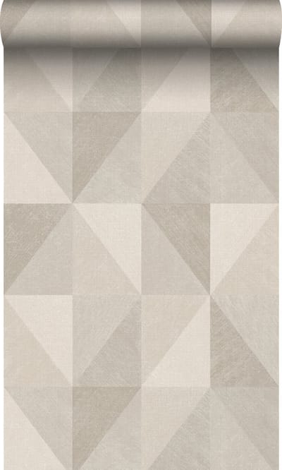 Origin Wallcoverings behang grafisch 3D motief beige - 50 x 900 cm - 347893