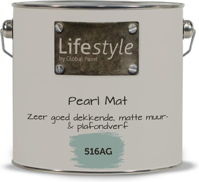 Lifestyle Pearl Mat - Extra reinigbare muurverf - 516AG - 2.5 liter