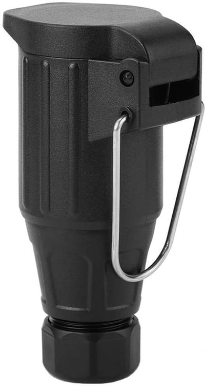 Dailygoods - 12V 13 Pin Trailer Plug - Caravan Connector - Veilig en betrouwbaar - Zwart - Traileradapter - Geschikt voor caravans en aanhangwagens -...