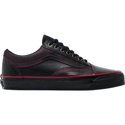 Vans Old Skool Premium Tania Cruz Donkerrood Rub-Away 37 black