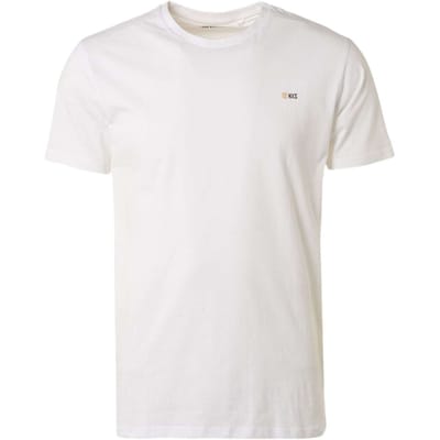 No Excess T-shirt crewneck solid basic white