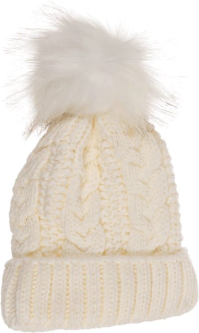 Out of the Blue - muts - beanie - damesmuts gevoerd - winter - offwhite