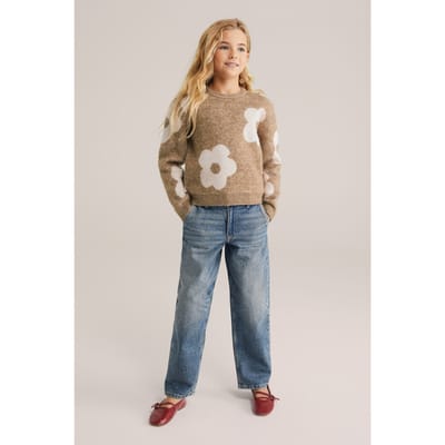 WE Fashion Knitted Pullover Light Brown Taglia: 110/116 | Maglioni Outlet | Unisex | Marrone