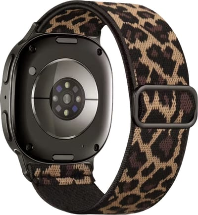 Innerlight® Nylon Panterprint - Smartwatchbandje geschikt voor Samsung Galaxy Watch 8 - Nylon Panterprint Smartwatchbandje - Smartwatchband geschikt voor Samsung Galaxy Watch 8 44mm / Samsung Galaxy Watch 8 46mm / Classic