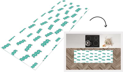 Keukenloper - Loper keuken - Aquarius - Astrologie - Zodiac - Design - 150x50 cm - Keukenloper vinyl