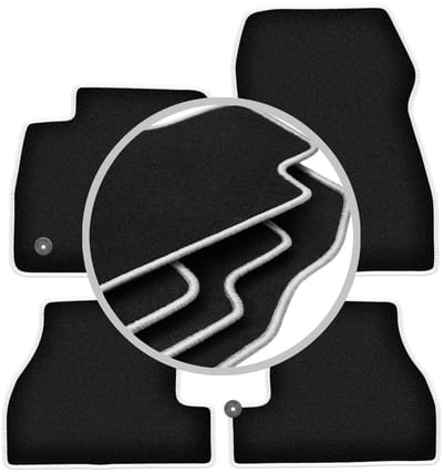 CARLUX-SILVER automatten voor: Ford Focus MK3 USA sedan, stationwagen (2010-2019)