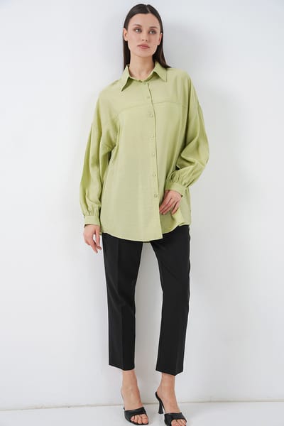 Oversized Lange Mouw Shirt