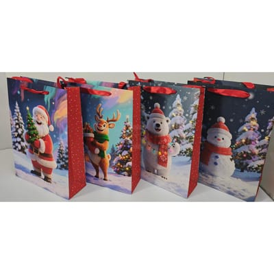 Papieren geschenktas 18x8x23 cm