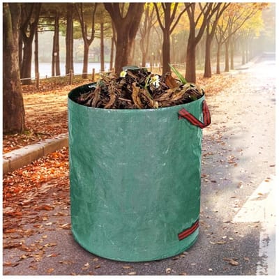 Tuinafvalzakken - Grote Tuintas - Tuin Opruimen - Waterdicht PP Geweven - 500 Liter - Naturel