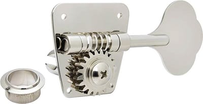 Allparts TK0882001 Gotoh 4-in-line open gear bass keys, nickel, 4pcs