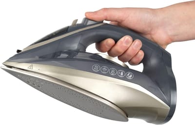 REN® Strijkijzer Draadloos - Strijkijzer - Stomer Kleding - Grijs - 30cm x 15cm x 15cm