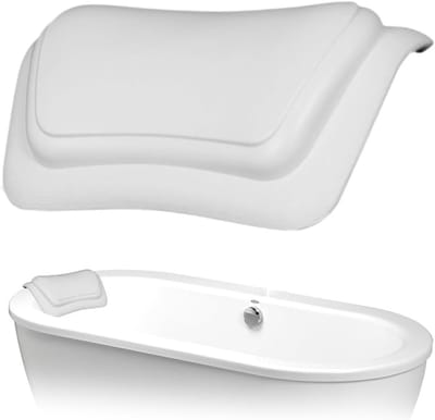 Ergonomisch Badkussen met Zuignappen - Waterdicht en Comfortabel voor Thuis Spa en Ontspanning