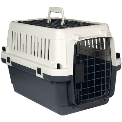 KARLIE Honden transportbox Nomad, grijs/wit (60,7x40x40,5 cm)