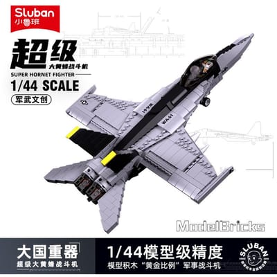 Hoge Kwaliteit Sluban Up-to-date Leger stijl Hoge Kwaliteit Helikopter Hoge Kwaliteit Sukhoi Su-57 Su-27 Hoge Kwaliteit Vliegtuigen F/A-18 F-14 Hoge Kwaliteit