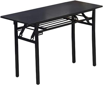Klaptafel - Bureau Tafel - Thuiswerken - Stabiel Staalframe - 80x40x75cm - Zwart