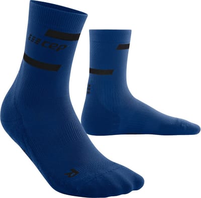 CEP Run Mid-Cut Compressie Sokken - Donkerblauw - Dames (40-43)