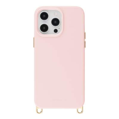 Selencia Hoesje - Geschikt voor iPhone 13 Pro - Rivièra geschikt voor MagSafe Backcover met afneembare haakjes - Sorbet Pink