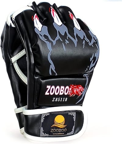 Bovista MMA Handschoenen - Gloves - Sparring Handschoenen - Heren - Dames - Grappling - Bokshandschoenen - Vecht Handschoenen - Zwart
