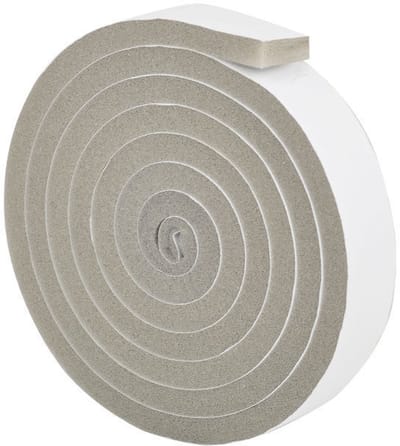 Afdichtingsset voor airconditioningramen – Afdichtingsstrip van zeer elastisch schuim, isolatiestrip voor airconditioning, geluidsreductie, lekpreventie (1,5 cm * 1,0 cm * 2 m × 8 rollen, grijs)