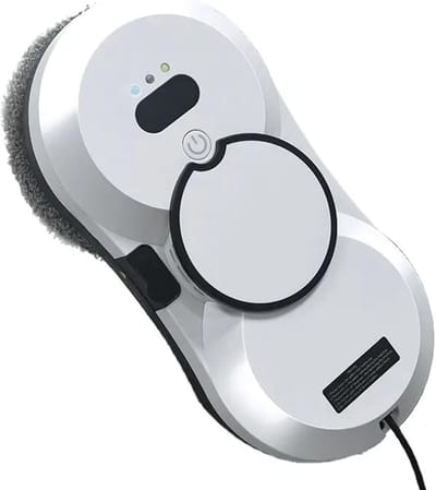 Raamreinigingsrobot, 5600 Pa zuigkracht, 3 reinigingsmodi, automatische waterspray, randdetectie, voor het reinigen van ramen en tegels