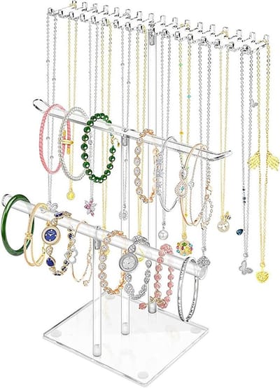 Sieradenstandaard met 3 Dieren, Metalen Sieradenhouder voor Kettingen, Oorbellen en Armbanden, Perfecte Cadeau voor Vrouwen